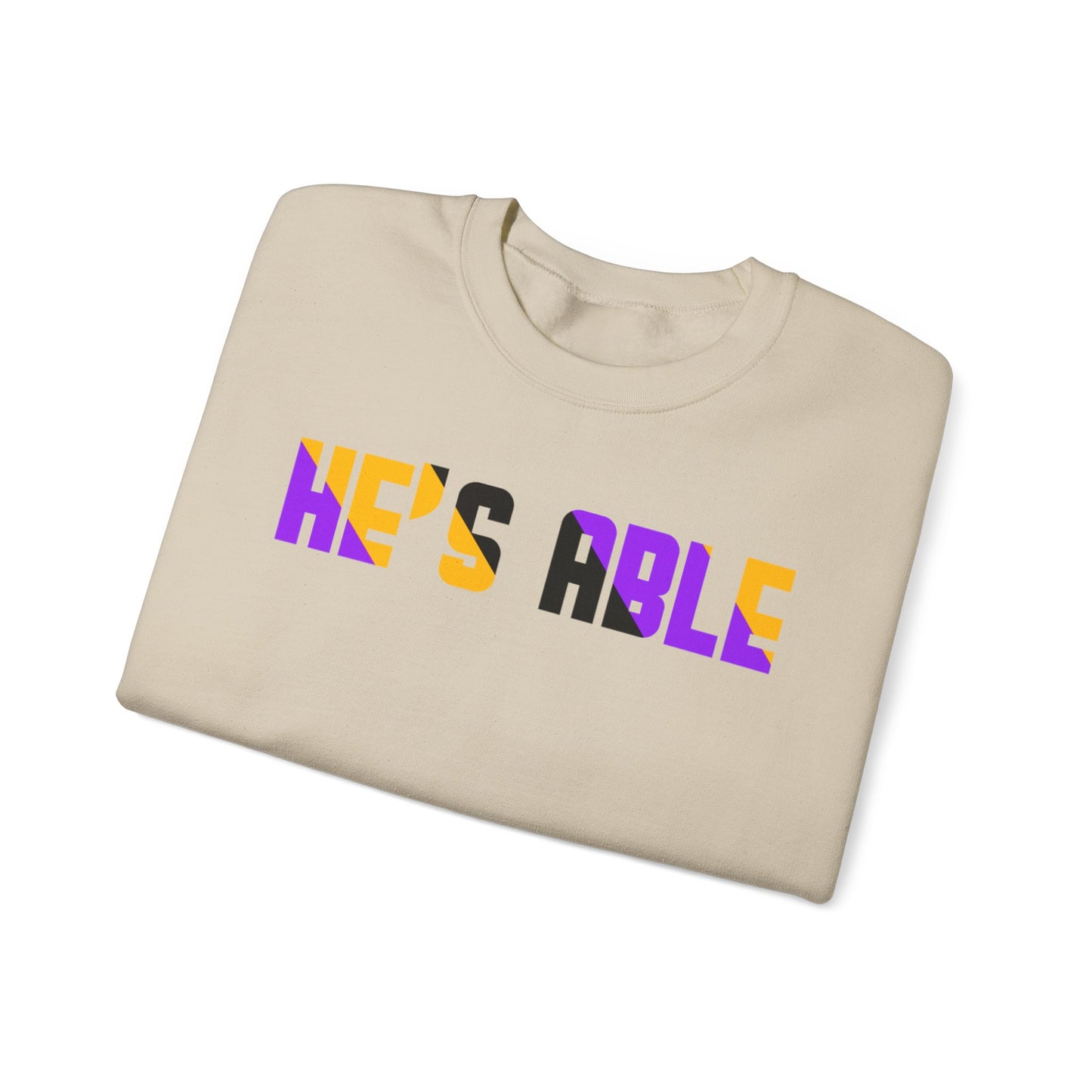 He's Able Unisex Heavy Blend™ Crewneck Sweatshirt