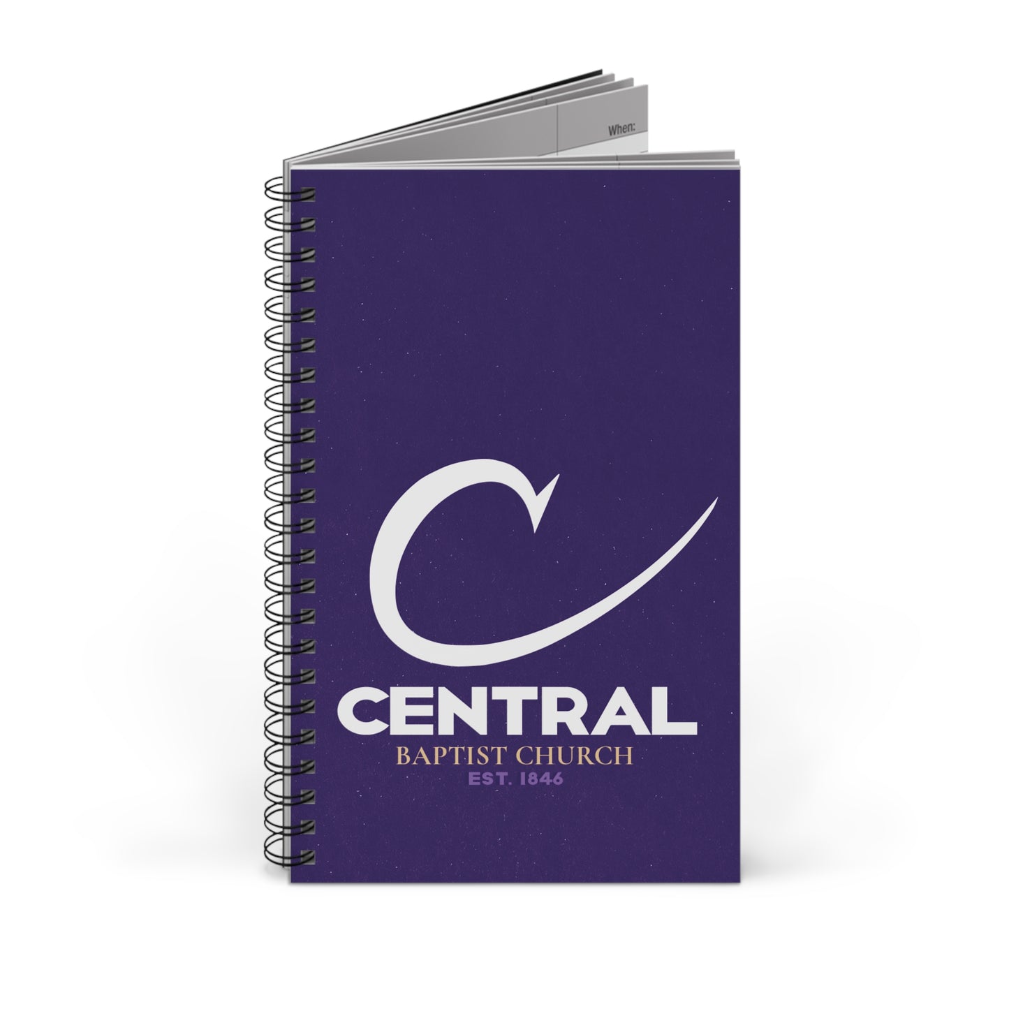 Personalized Spiral Journal, Custom Notebook for Church, Inspirational Diary, Prayer Journal, Gifts for Students