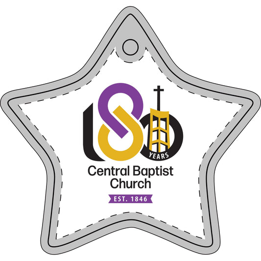 Central Baptist Church 180th Anniversary Ceramic Ornament